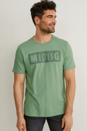 Camiseta C&A Mustang Verde | BVWCEL-490