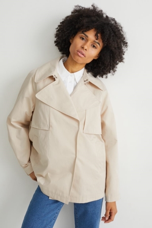 Chaquetas C&A Beige Claro | YSVWAU-529