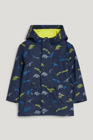 Chaquetas C&A Dinosaur Impermeables With Hood Azules Oscuro | RCEINL-186