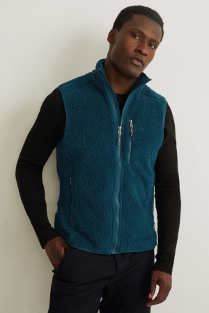 Chaquetas C&A Fleece Gilet Thermolite® Ecomade Recycled Turquesa | NLDIWS-321