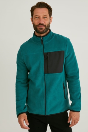 Chaquetas C&A Fleece Thermolite® Ecomade Recycled Verde | VSTJOP-173