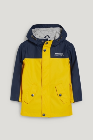 Chaquetas C&A Rain With Hood Amarillo | OCWJFQ-026