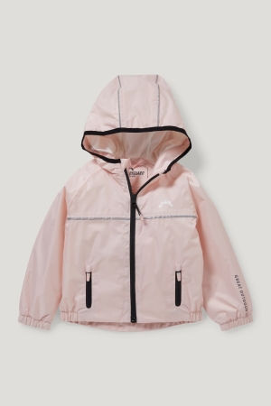 Chaquetas C&A Rain With Hood Rosas | UVPDOB-712