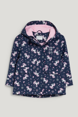 Chaquetas C&A Unicorn Rain With Hood Azules Oscuro | LRQTOM-857