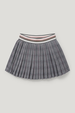 Falda C&A Check Gris | VHJDBS-025