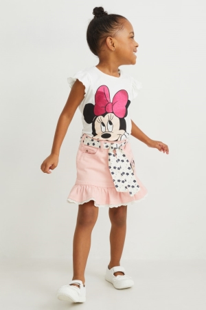 Falda C&A Minnie Mouse Rosas | SKUELI-124