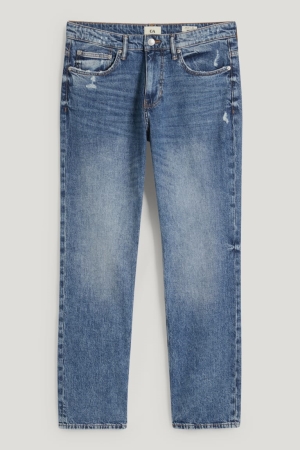 Jeans C&A Regular Lycra® Recycled Azules Azules Claro | OZHGFN-167