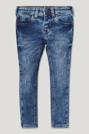 Jeans C&A Super Flaco Jog Denim Organic Algodon Azules | HWZJRY-948