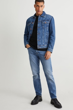 Jeans C&A Tapered Lycra® Azules | KAOHXG-712