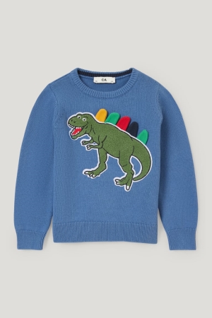 Jerséis C&A Dinosaur Azules | FEXHMJ-359