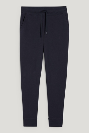 Pantalones C&A Basic Joggers With Organic Algodon Azules Oscuro | JMDRXE-190