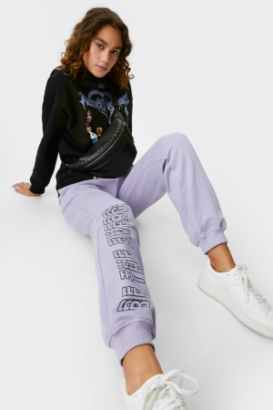 Pantalones C&A Clockhouse Joggers Moradas Claro | NWTVHS-972