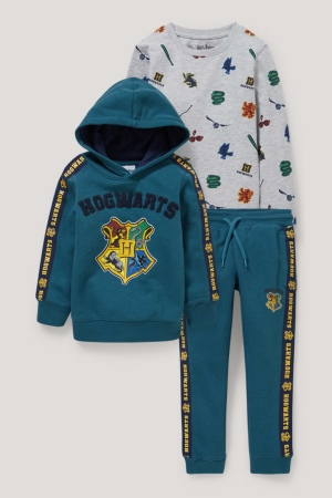 Pantalones C&A Harry Potter Set, Long Sleeve And Joggers Turquesa Oscuro | ZDHYKI-142