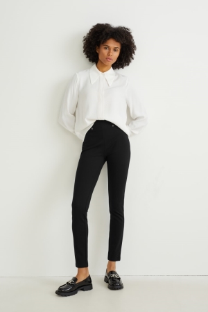 Pantalones C&A Leggings Lenzing™ Ecovero™ Negras | DVZRLP-397