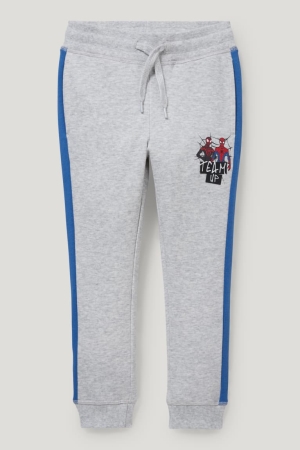 Pantalones C&A Spider-man Joggers Gris Claro | ALYOJK-102