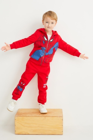 Pantalones C&A Spider-man Joggers Rojas | QVXMSA-205