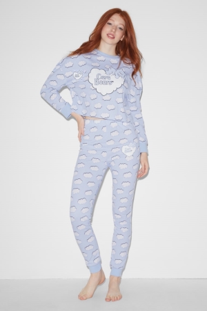 Ropa De Dormir C&A Clockhouse Pyjama Care Bears Azules Claro | AFCIVY-135