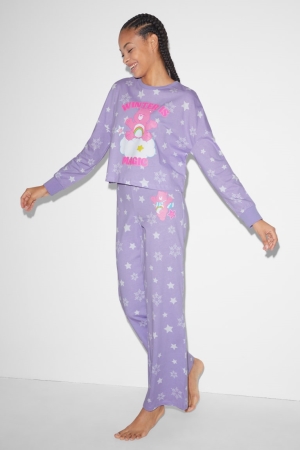 Ropa De Dormir C&A Clockhouse Pyjama Care Bears Moradas | KAFVHO-317