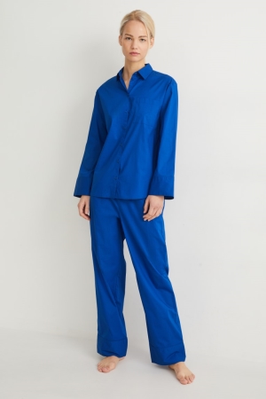 Ropa De Dormir C&A Pyjamas Azules | LOHEVB-583