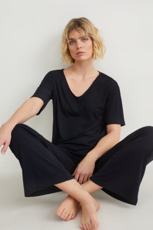 Ropa De Dormir C&A Pyjamas Azules Oscuro | BHXOWR-859