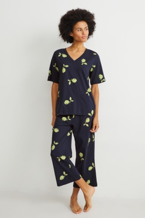 Ropa De Dormir C&A Pyjamas Azules Oscuro | XSPZJL-548