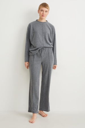 Ropa De Dormir C&A Pyjamas Gris | DMYHPU-048