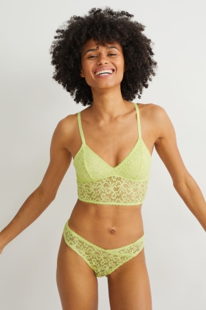 Ropa Interior C&A Bralette Verde Claro | ECJDBI-913