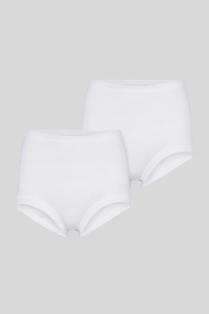 Ropa Interior C&A Multipack Of 2 Briefs Organic Algodon Blancas | QRFYKP-394