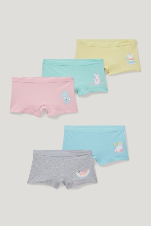 Ropa Interior C&A Multipack Of 5 Unicorn Boxer Organic Algodon Amarillo Claro | GWPMVJ-528