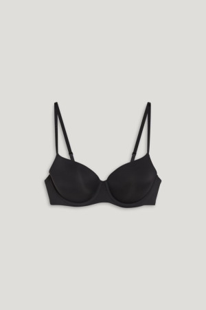 Ropa Interior C&A Underwire Bra Full Coverage Acolchado Lycra® Negras | TKNRVC-395