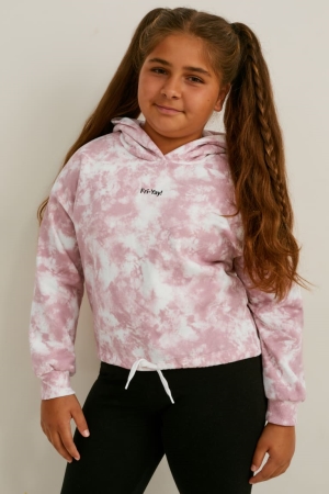 Sudadera Con Capucha C&A Extended Sizes Multipack Of 2 Blancas Rosas | HTYMBQ-469