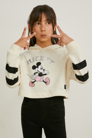 Sudadera Con Capucha C&A Mickey Mouse Set And 2 Piece Creme | MWCSZQ-016