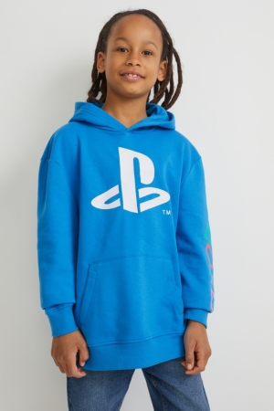 Sudadera Con Capucha C&A Playstation Azules | HGDXYS-548