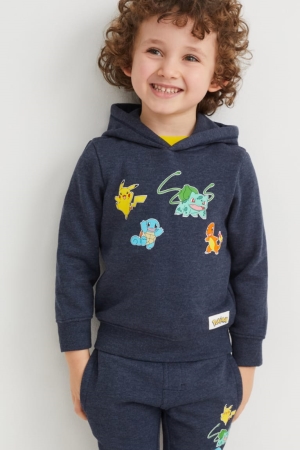 Sudadera Con Capucha C&A Pokémon Azules Oscuro | PNORTB-768