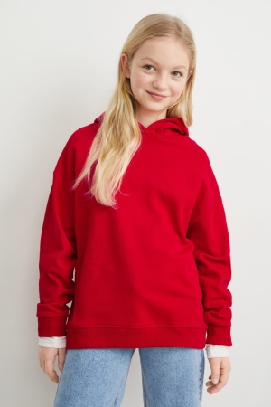 Sudadera Con Capucha C&A Rojas | ULIRHE-456