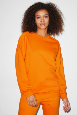 Sudaderas C&A Clockhouse Recycled Naranjas | KFODWL-365