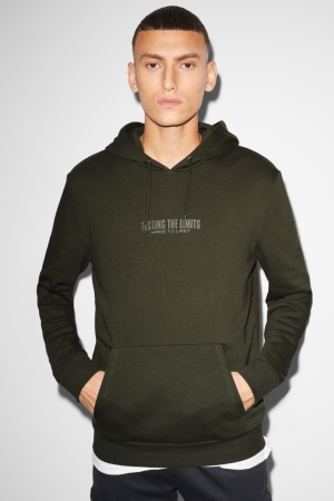 Sudaderas C&A Clockhouse Verde Oscuro | BIRSQX-872