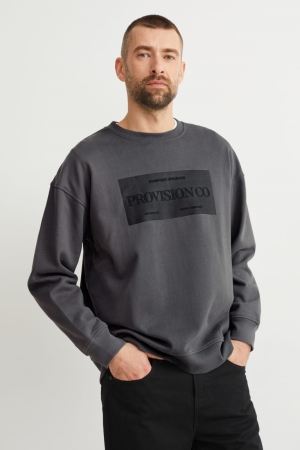 Sudaderas C&A Gris Oscuro | IADNSO-749