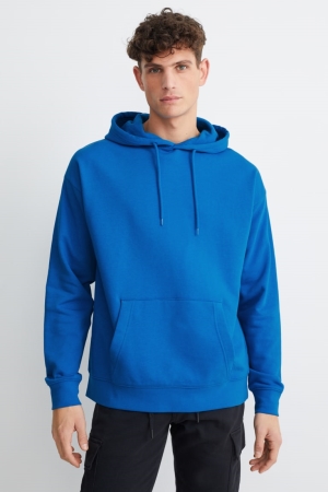 Sudaderas C&A Organic Algodon Azules | KGMIBP-042