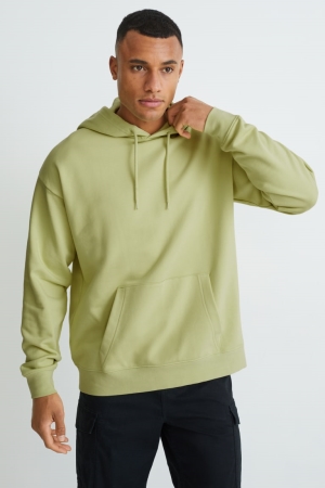 Sudaderas C&A Organic Algodon Verde Claro | NHGCWO-653