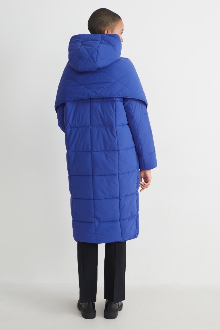 Abrigos C&A Acolchado With Hood Recycled Azules | TDNBCV-680