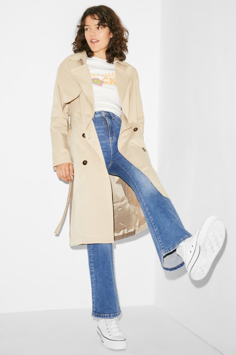 Abrigos C&A Clockhouse Trench Beige | JAOYSD-352