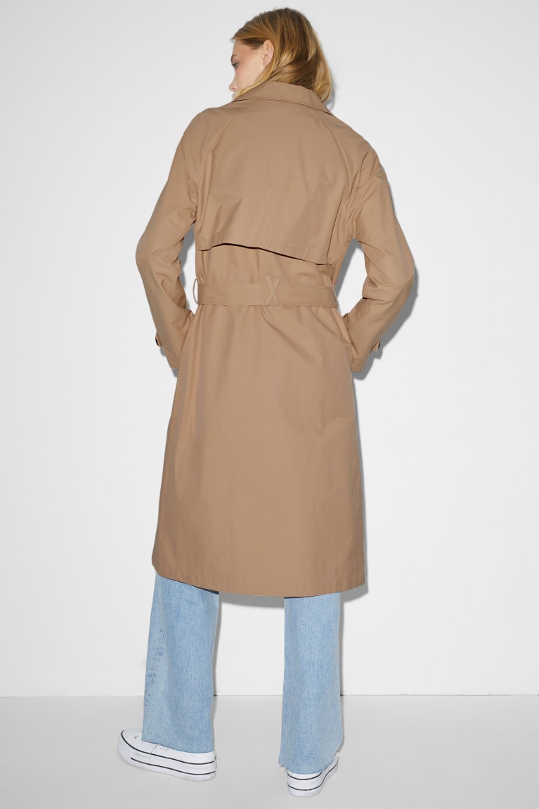 Abrigos C&A Clockhouse Trench Beige | NTXQBC-587