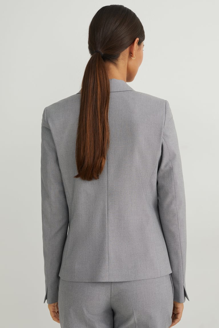 Blazers C&A Regular Fit Recycled Gris | PGKDNW-958