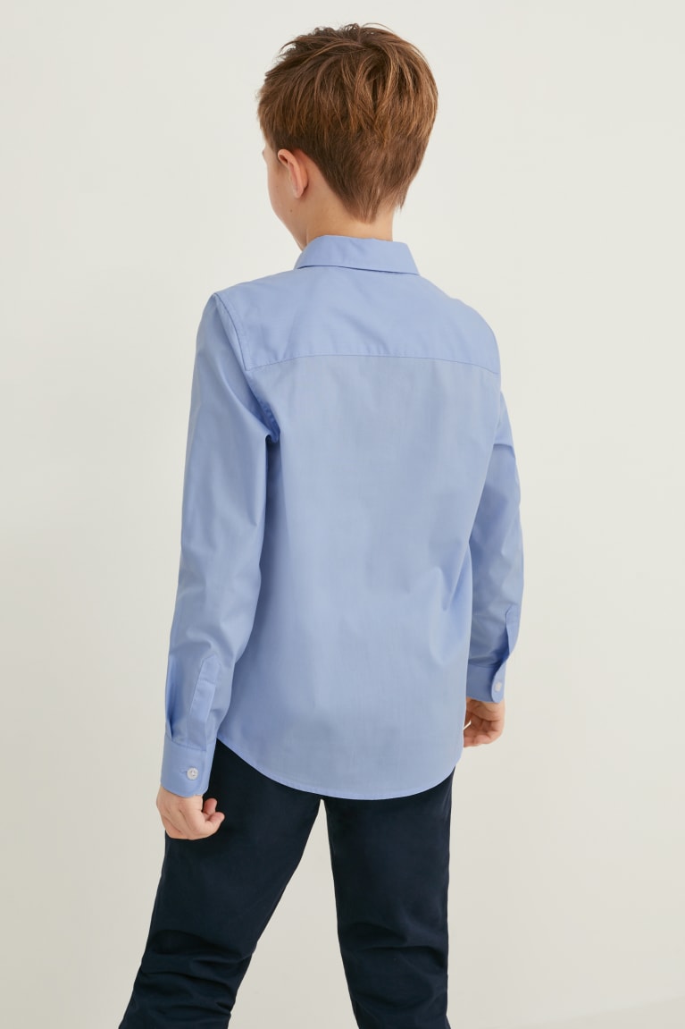 Camisas C&A Azules Claro | JKBWNM-581