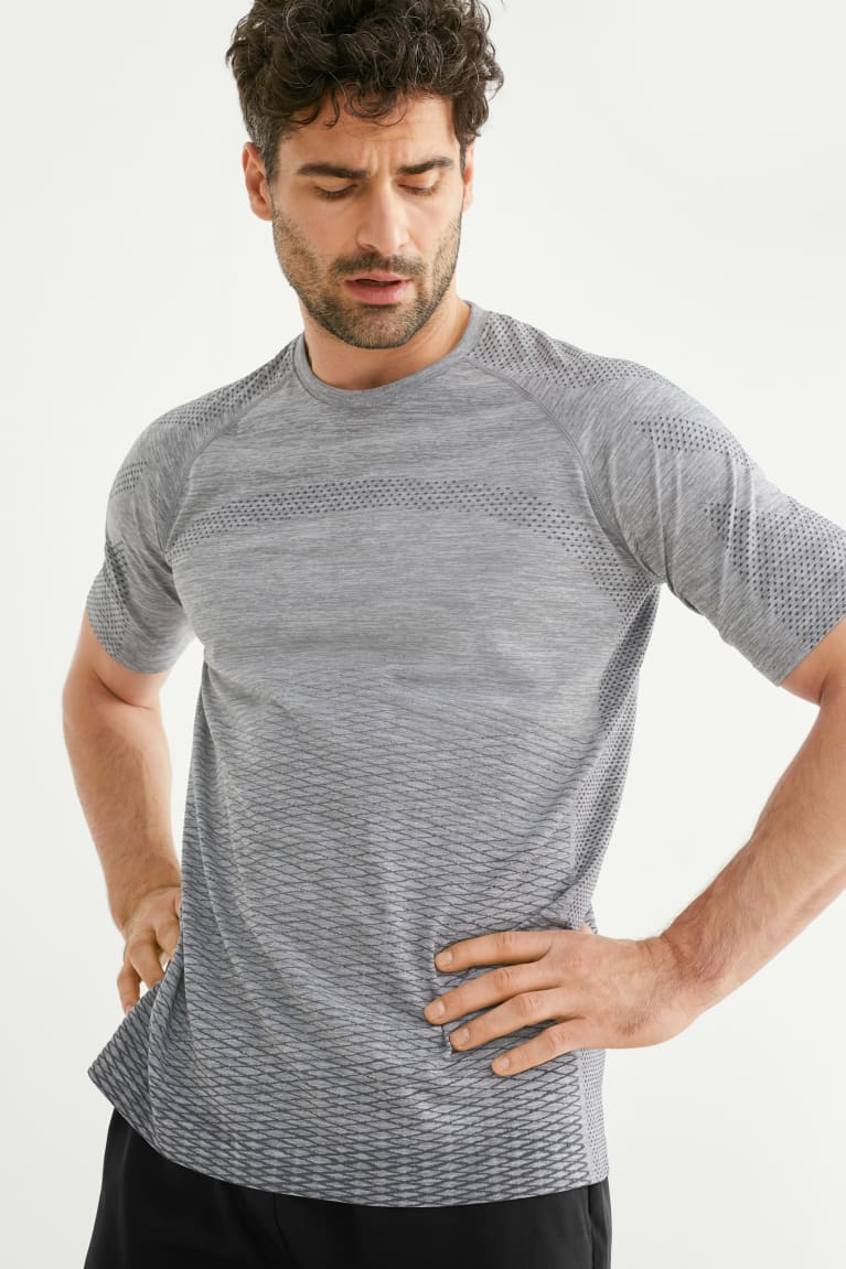 Camiseta C&A Active Gris | MNUKRD-374