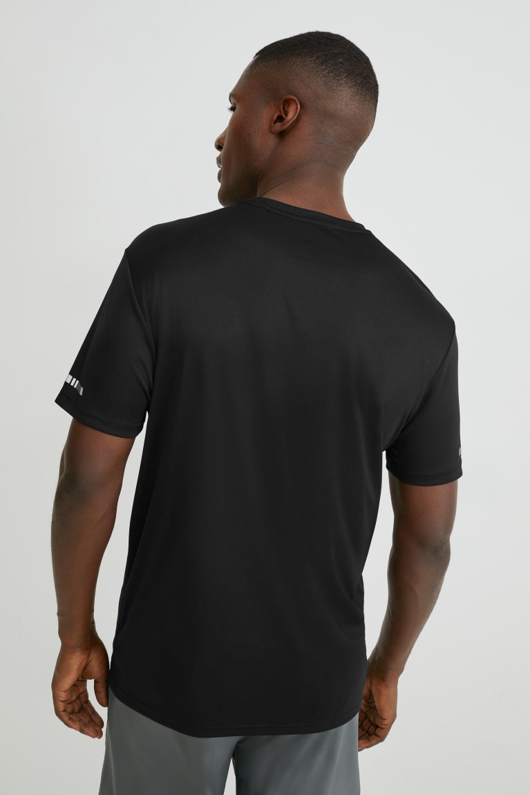 Camiseta C&A Active Negras | LSADTC-831