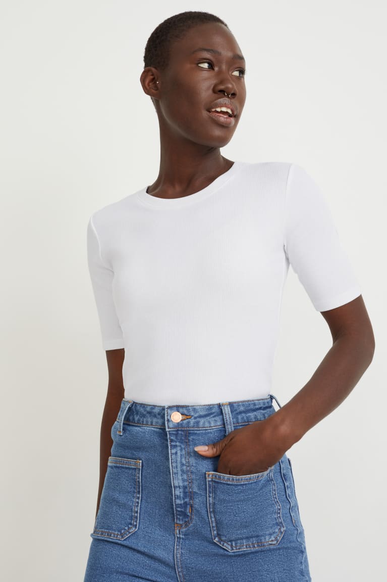 Camiseta C&A Blancas | MLEKOH-684