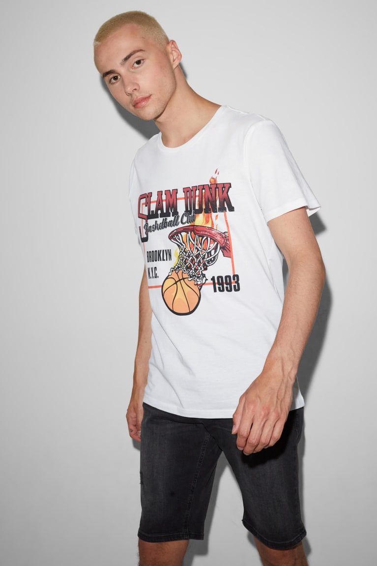 Camiseta C&A Clockhouse Blancas | SOCVRK-931