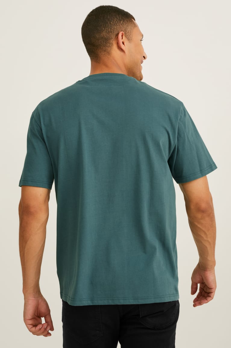 Camiseta C&A Cradle To Cradle Certified® Gold Verde Oscuro | QTXGKB-910